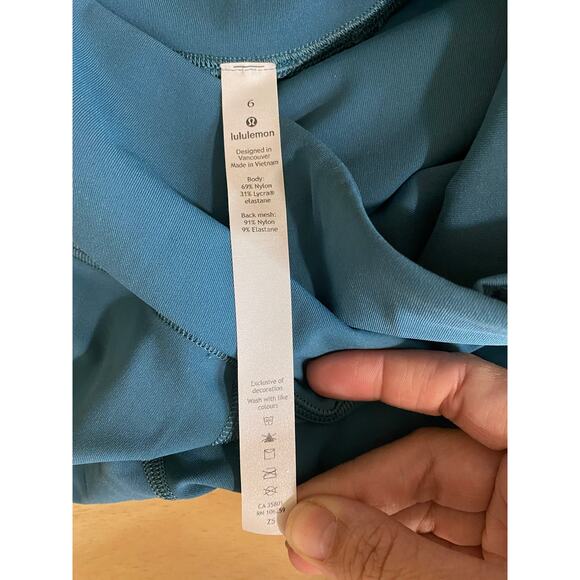 Lululemon Pace Rival HR Crop 22" Size 6 - Picture 8 of 8